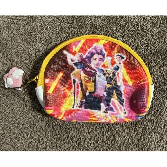 Kpop Demon Hunters Zipper Coin Pouch/Purse Bundle 6 Pack NEW - Picture 2 of 6